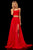 Sherri Hill - 52918 Two Piece Chiffon A-line Dress In Red
