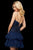 Sherri Hill - 53033 Sequined Drop-Waist Tiered Short Dress In Blue