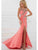 Tiffany Homecoming - Sheered Stone Embellished Slim Flare Gown 16084