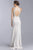 Aspeed Design L1944 Embellished Jewel Sheath Prom Dress In Silver