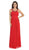 Beaded Yoke Scoop Neck A-Line Bridesmaid Dress