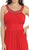 Beaded Yoke Scoop Neck A-Line Bridesmaid Dress