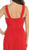 Beaded Yoke Scoop Neck A-Line Bridesmaid Dress