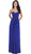 Strapless Ruched Bodice Chiffon Long Prom Dress