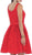 Lace Square Neck A-line Cocktail Dress