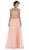 Bead Embellished Two Piece Prom Gown
