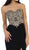 Appliqued Prom Gown with Slit