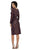 May Queen - MQ1458 Sequined Jewel Sheath Cocktail Dress