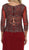 May Queen - Quarter Length Sleeve Lace Sheath Evening Dress