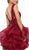 Ruffled V-neck A-line Dress