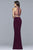 10019 Two-Piece Halter Embellished Jersey Dress