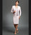 Daymor Couture - Beaded Sheer Cocktail Dress with Bolero 1002 in Pink