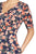 Donna Morgan - D4664M Ink Print Pique Dress in Multi-Color