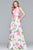 10047 Two-Piece Oversized Bow A-Line Gown