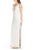 Aidan by Aidan Mattox - Sequined Mesh Long Dress MN1E200508 in White and Silver