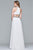 10068 Bejeweled High Halter A-Line Gown