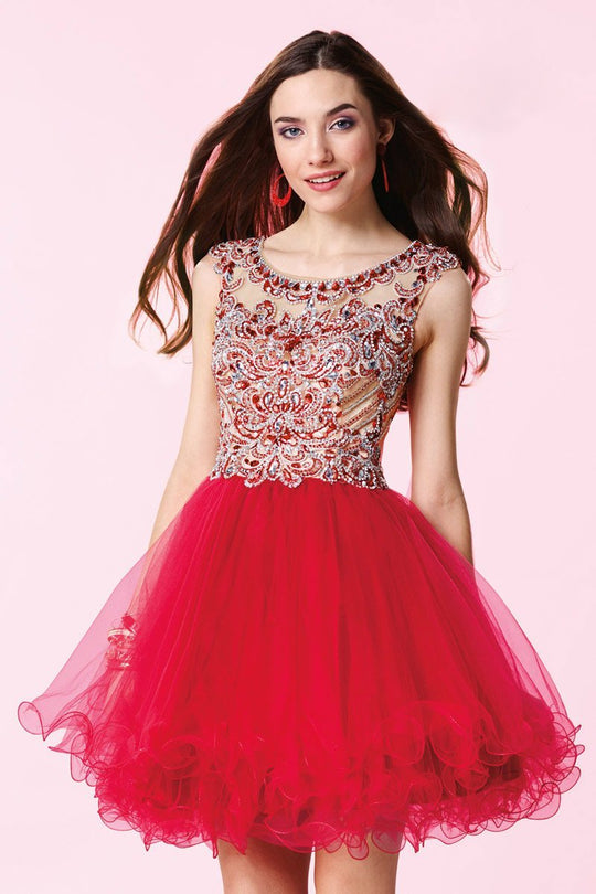 Alyce Paris Homecoming - 3677 Dress in Red