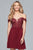 10155 Corded Lace  Applique  Illusion Bodice Cocktail Dress