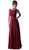 Lace Embellished Bateau Neck A-line Dress