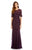 Decode 1.8 - Scalloped Lace Illusion Dress 182415X in Purple