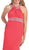 Pleated Halter Evening Dress