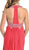 Pleated Halter Evening Dress