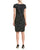 Adrianna Papell - AP1D102275 Polka Dot Jewel Cocktail Dress In Black and Multi-Color