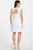 Adrianna Papell - 12244340 Lace Bateau Neck A-Line Dress in White