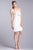Sue Wong - Strapless Embroidered Cocktail Dress N1216 in White