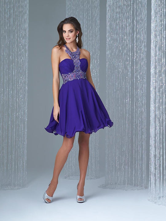 Madison James - 16-335 Dress in Purple