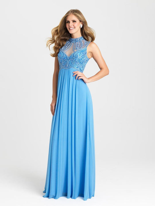 Madison James - 16-336 Dress in Periwinkle