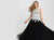 Madison James - 16-342 Dress in Black White
