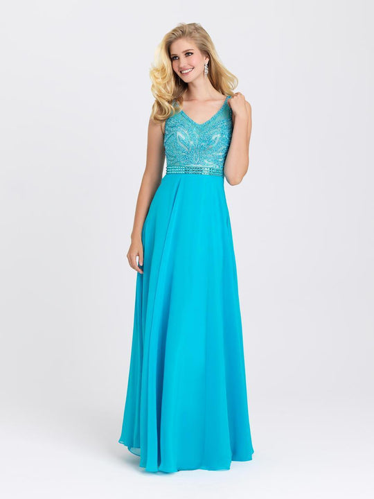 Madison James - 16-344 Dress in Turquoise