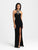 Madison James - 16-346 Dress in Black Nude