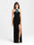 Madison James - 16-346 Dress in Black Turquoise