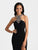 Madison James - 16-346 Dress in Black Nude
