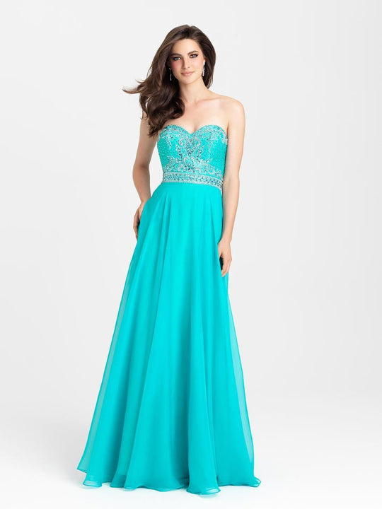 Madison James - 16-351 Dress in Teal
