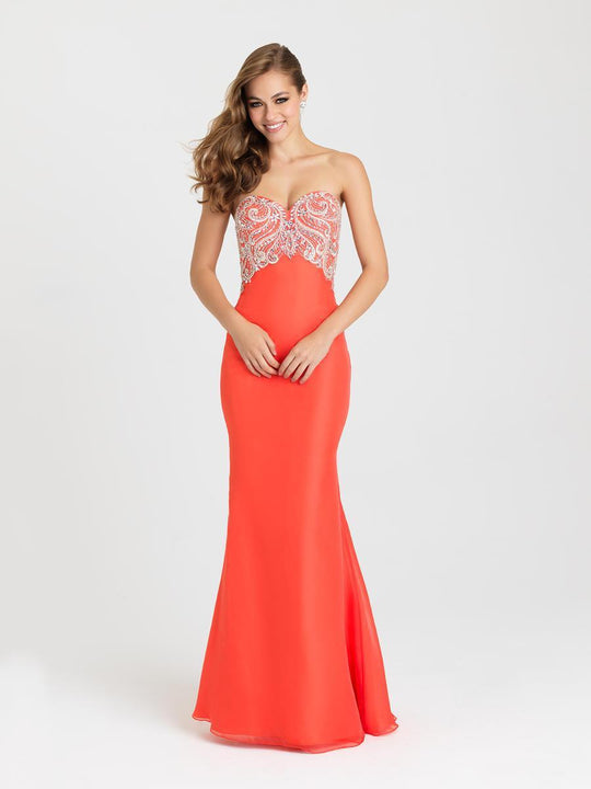 Madison James - 16-358 Dress in Orange