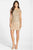 Adrianna Papell - Sequined Ornate Dress 41911070 in Neutral