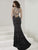 Tiffany Homecoming - Radiantly Embellished V-Neck Long Evening Gown 16174 In Black