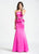 Ashley Lauren - 1079 Beaded Peplum Pageant Dress in Pink