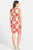 Joanna Chen - Sequined Floral Cocktail Dress JC1259 in Orange