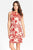 Joanna Chen - Sequined Floral Cocktail Dress JC1259 in Orange