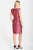 Adrianna Papell - Floral Jacquard Dress 14248330 in Red
