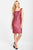 Adrianna Papell - Floral Jacquard Dress 14248330 in Red