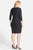 Alex Evenings - Bateau Neck Sheath Dress 434027 in Black