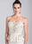 Ashley Lauren - 1084 Bedazzled Semi-Sweetheart Mermaid Dress in White