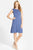 Adrianna Papell - 12251090 Jersey Bateau Neck A-Line Dress in Purple