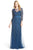 Adrianna Papell - Beaded Illusion Dress 91909700 in Blue