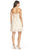 Adrianna Papell - Ruffled Tulle Dress 41902640 in Neutral